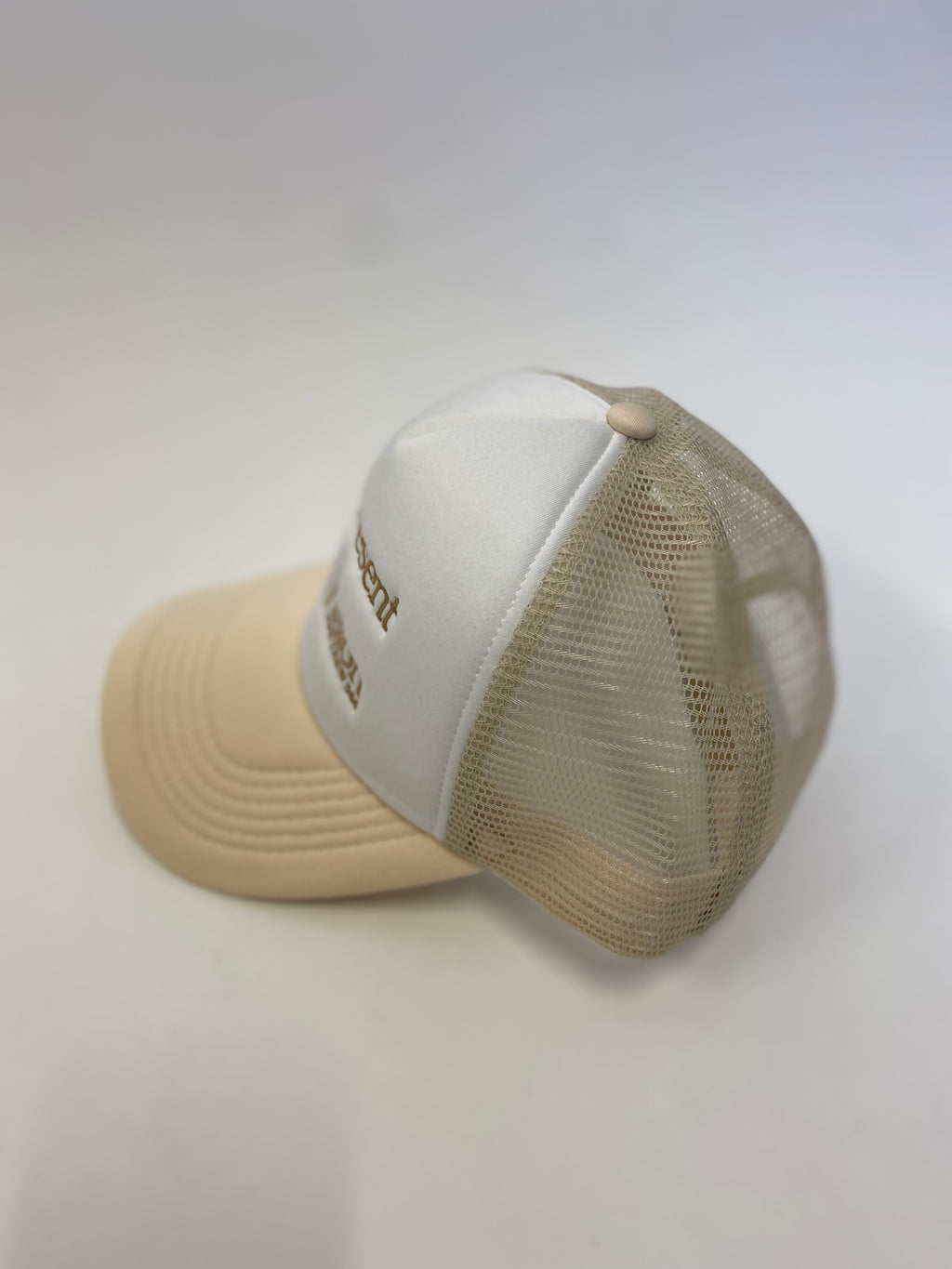 REP THE VISION TRUCKER CAP [BEIGE]