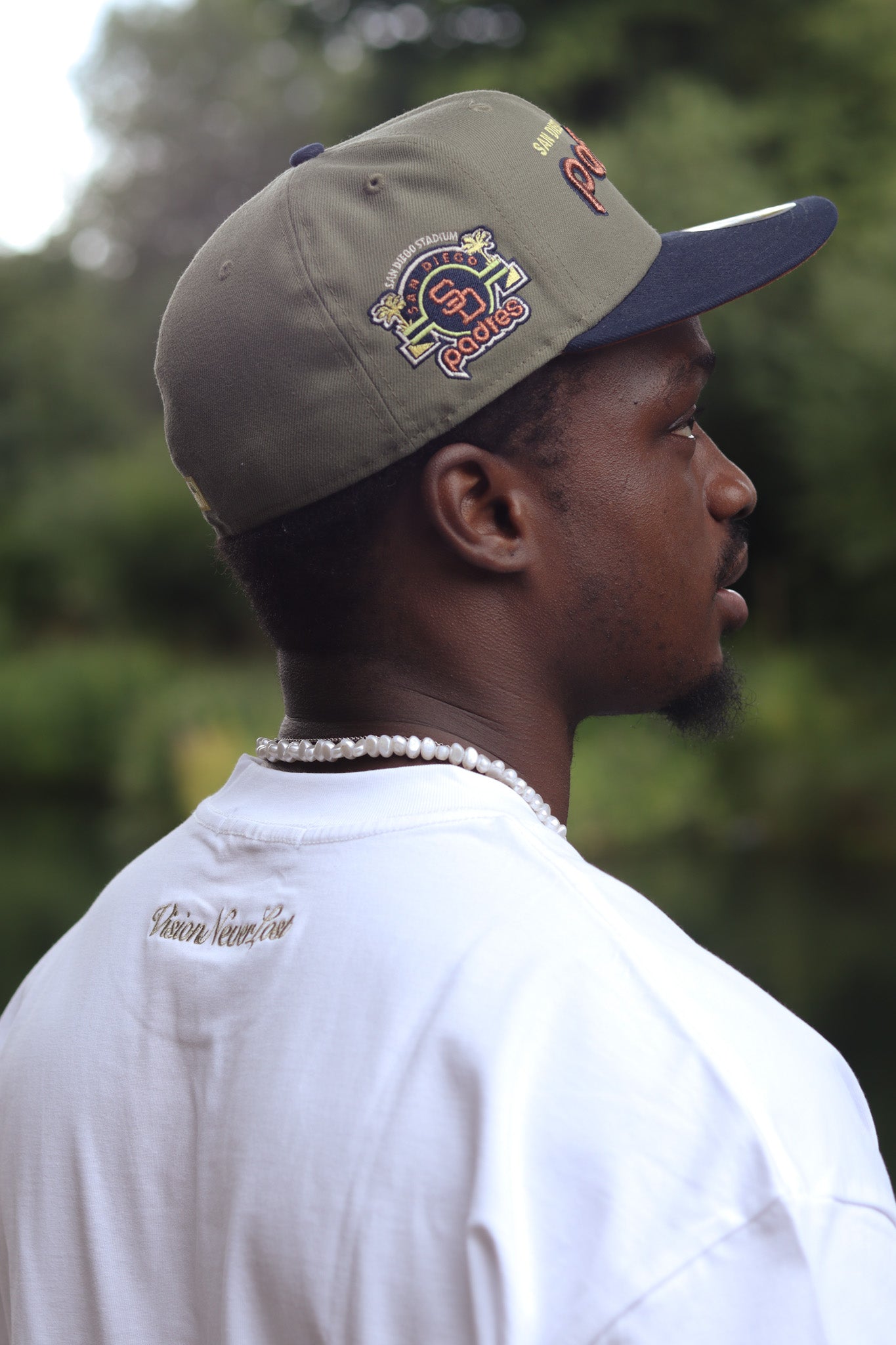 REPRESENT THE VISION T-SHIRT [WHITE/KHAKI]