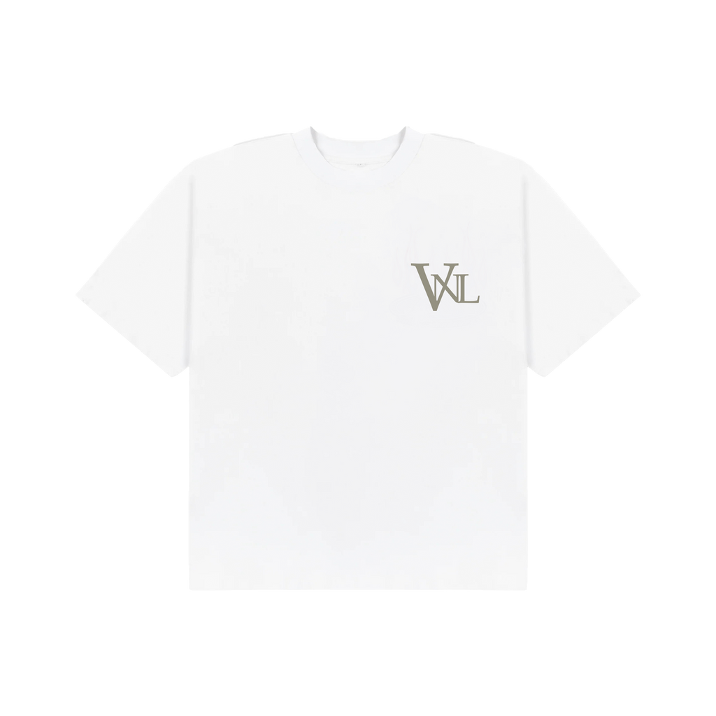 REPRESENT THE VISION T-SHIRT [WHITE/KHAKI]