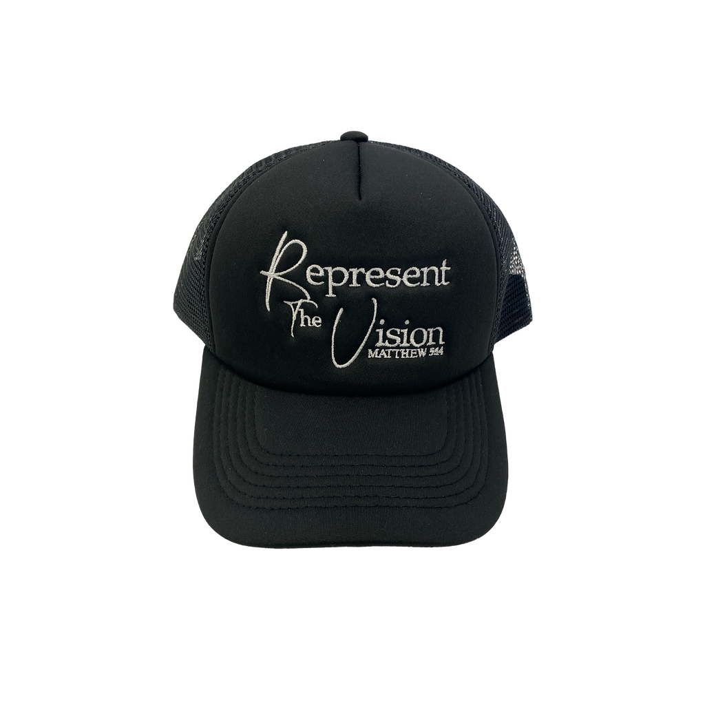 REP THE VISION TRUCKER CAP [BLACK]