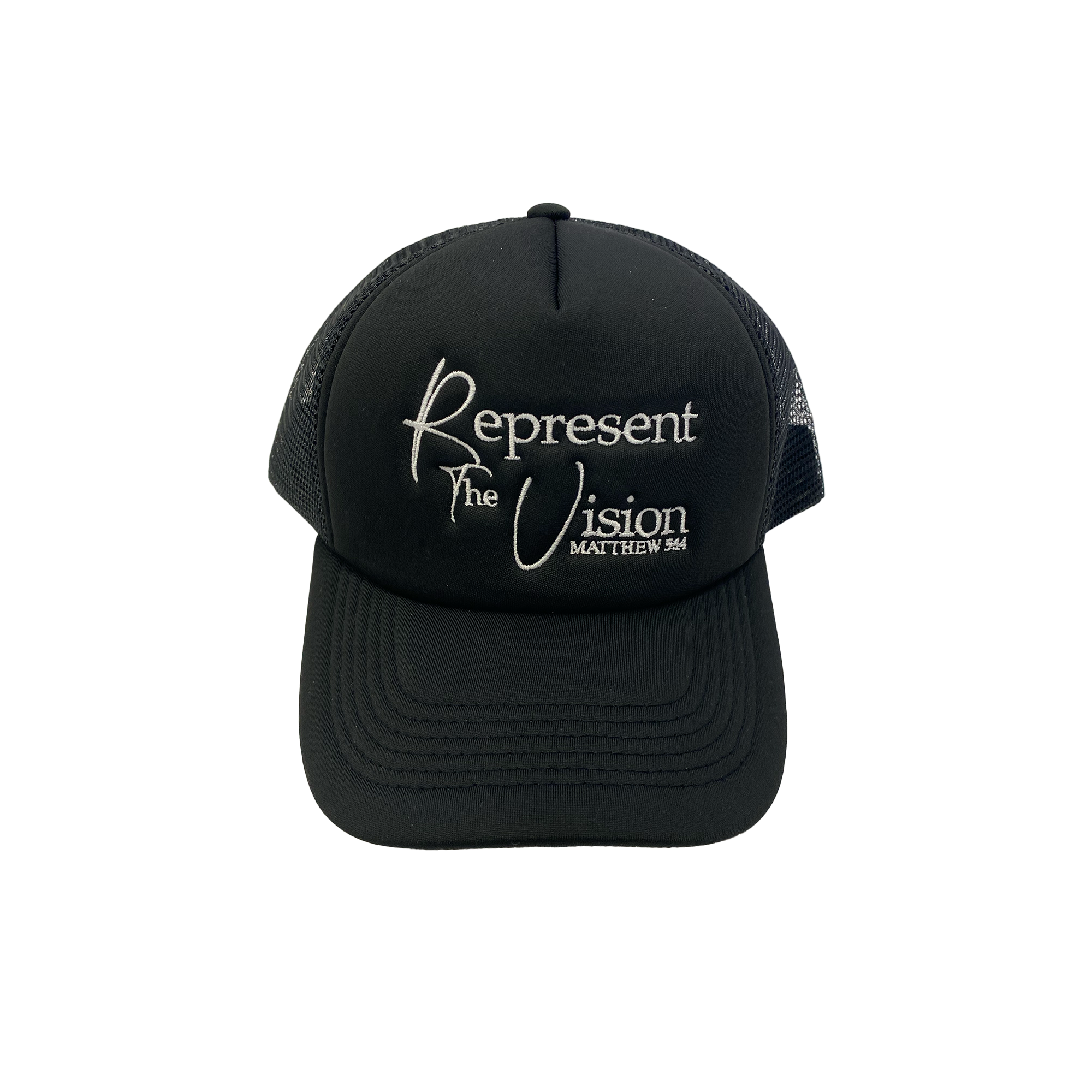 REP THE VISION TRUCKER CAP [BLACK]