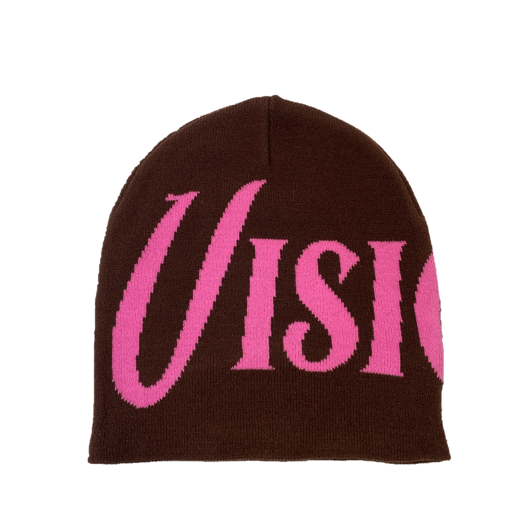 VNL ESSENTIAL BEANIE [BROWN/PINK]