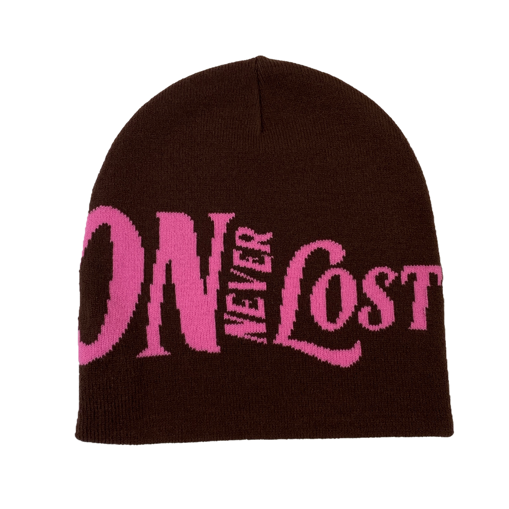 VNL ESSENTIAL BEANIE [BROWN/PINK]