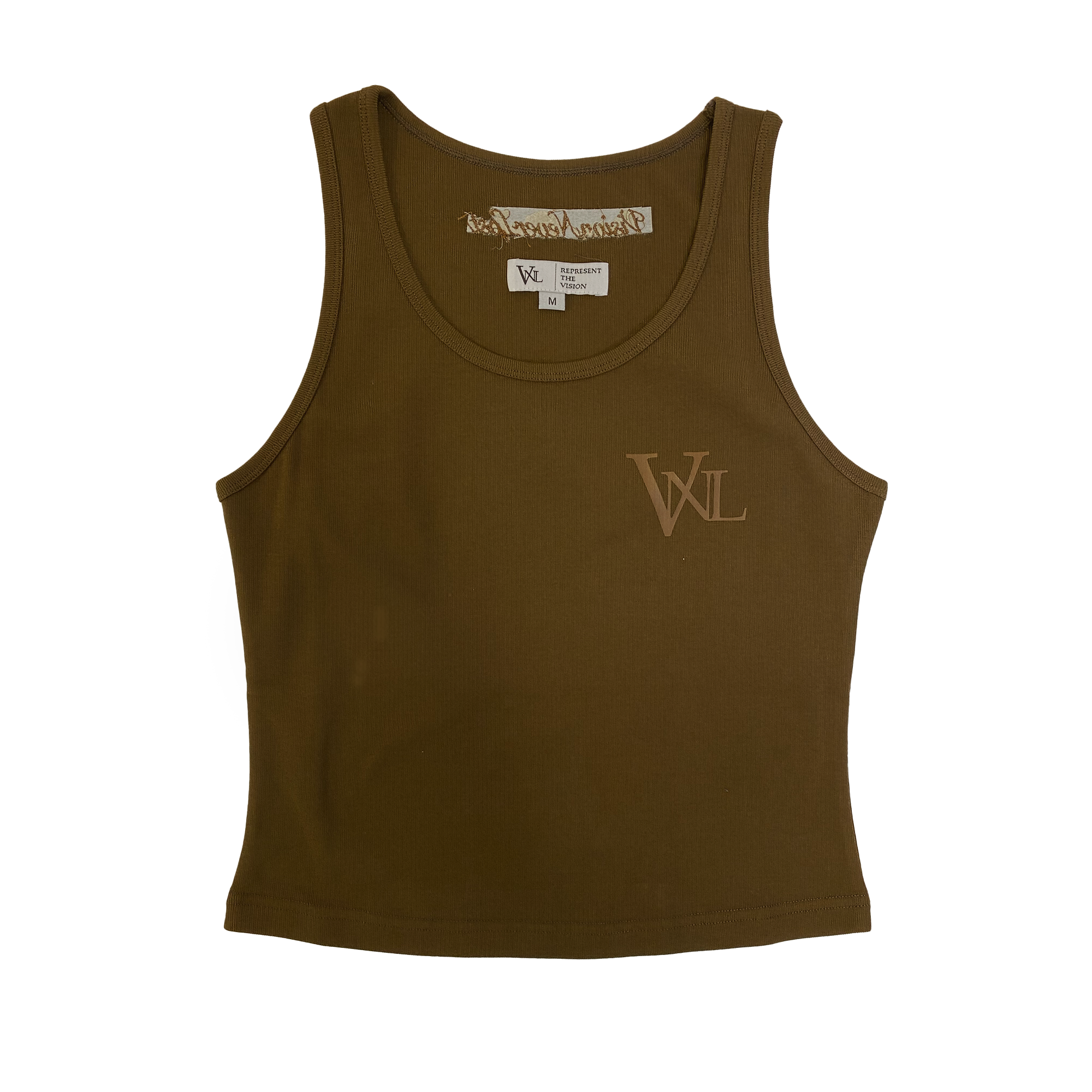 REPRESENT THE VISION TANK-TOP [BROWN]