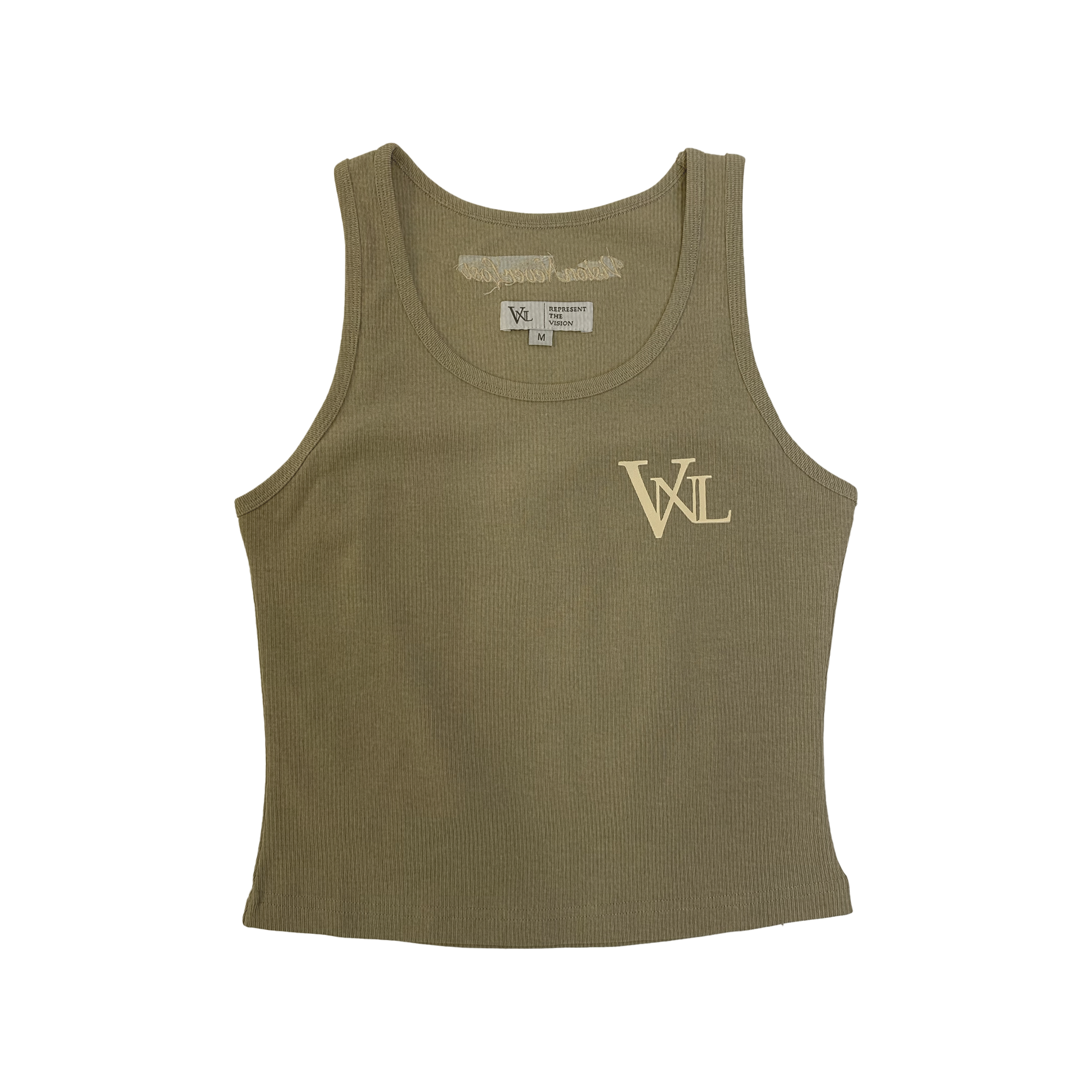 REPRESENT THE VISION TANK-TOP [KHAKI]