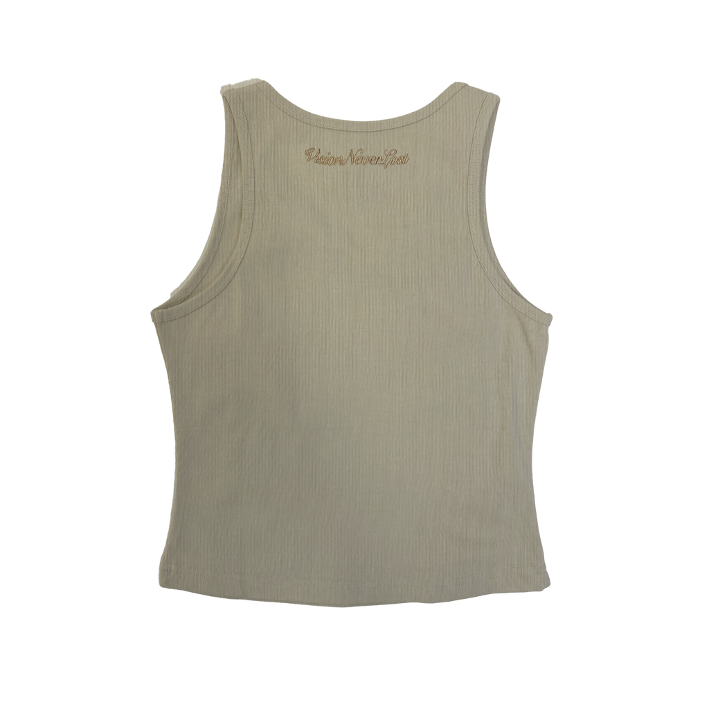REPRESENT THE VISION TANK-TOP [DUSTY SAND]