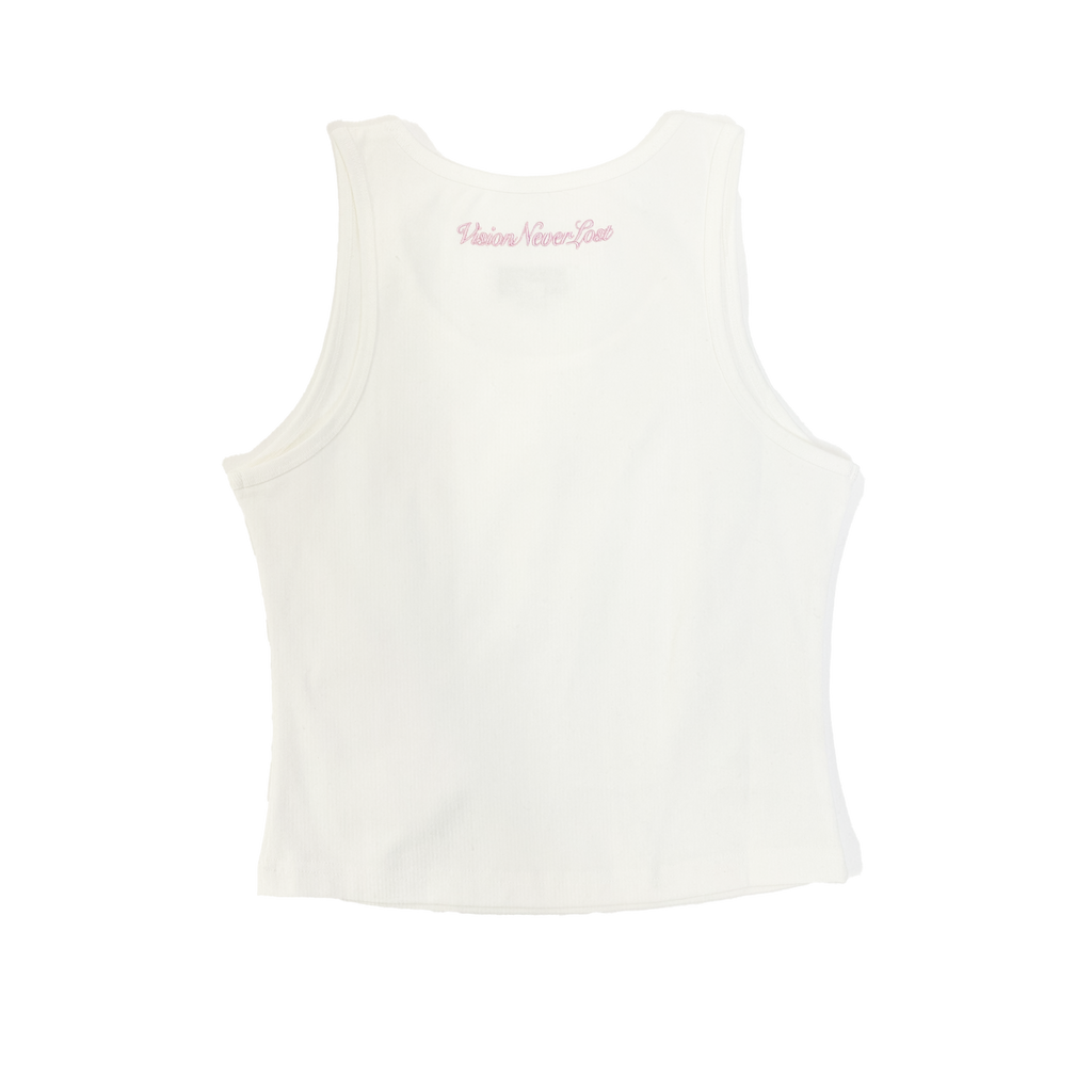 REPRESENT THE VISION TANK-TOP [WHITE/PINK]